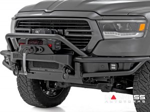 Dodge RAM 1500 Front Bumper - Tubular - w/ Winch Plate - (2019 - 2024)